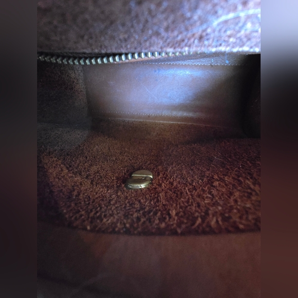 Vintage COACH Regina Bag #9983 British Tan Leather 90s Satchel - Picture 3 of 11